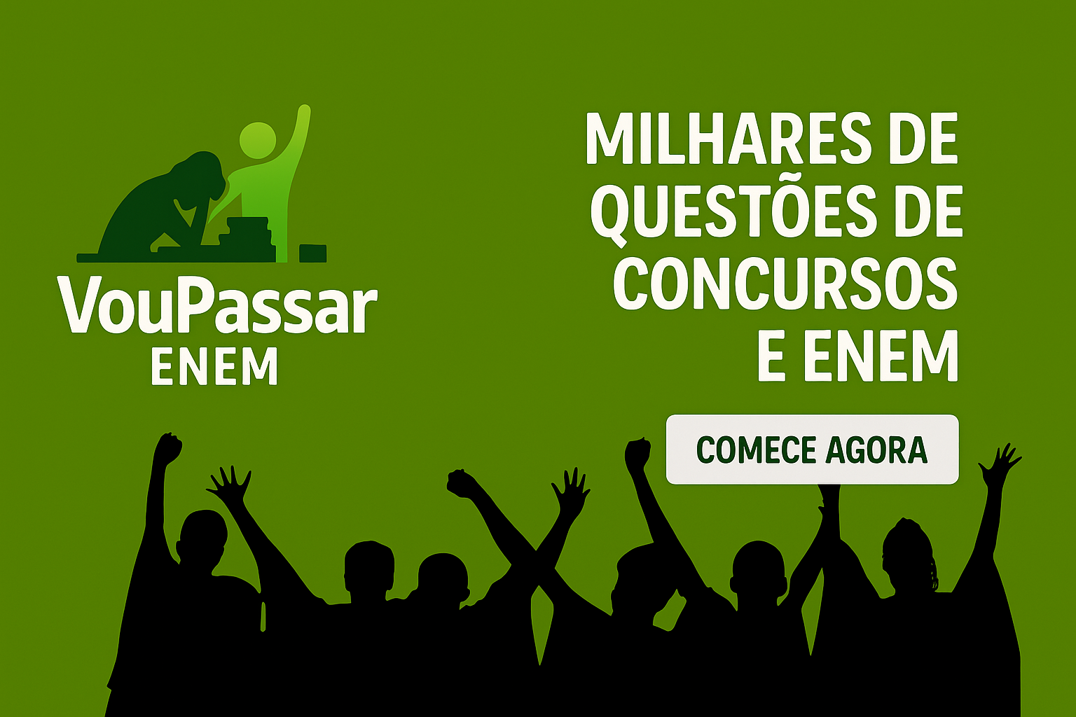 Estudantes do ENEM celebrando